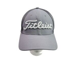 Titleist‎ Footjoy Pro V1 Gray Fitted Golf Hat Cap Sz L/XL
